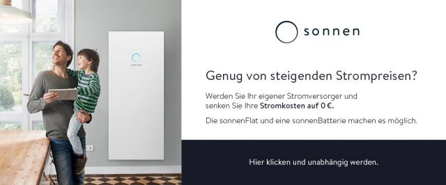 Genug von steigenden Strompreisen? Hier klicken und unabhängig werden.