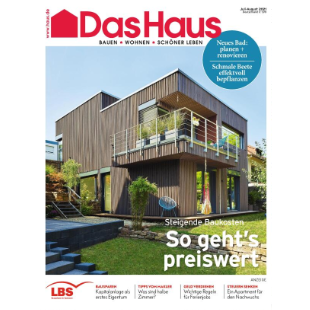 Die aktuelle August-Ausgabe von DAS HAUS