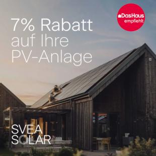 Sichern Sie sich 7 % Rabatt auf Ihre PV-Anlage