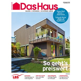 Die aktuelle August-Ausgabe von DAS HAUS